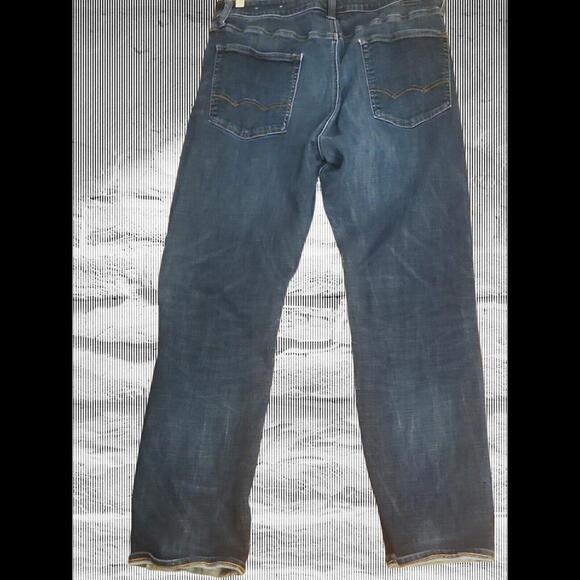 American Eagle Next Level Flex Jeans Mens Slim Fit Size 36x30 Dark Blue Denim - Picture 6 of 9